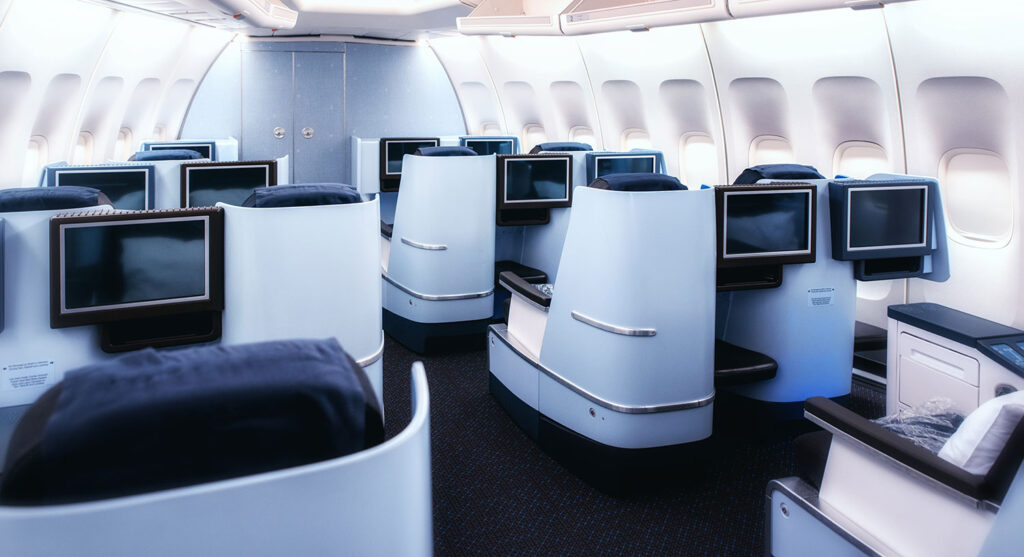 Commercial Airline Business Class Seating
